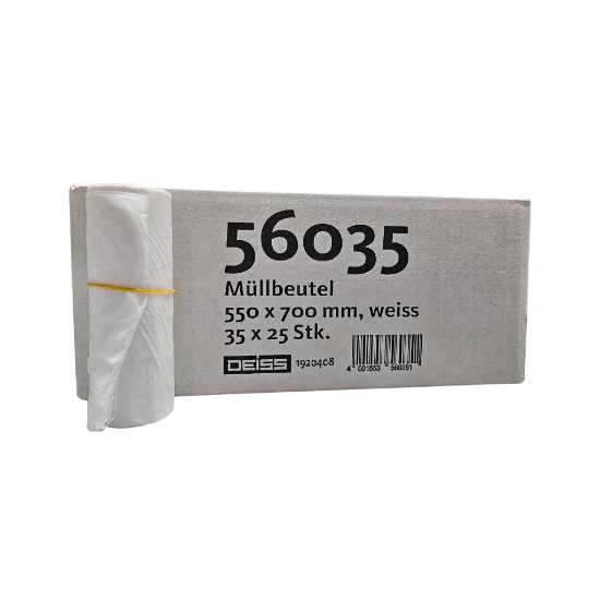 Bild von 32-35 l Müllbeutel - weiß - STANDARD®